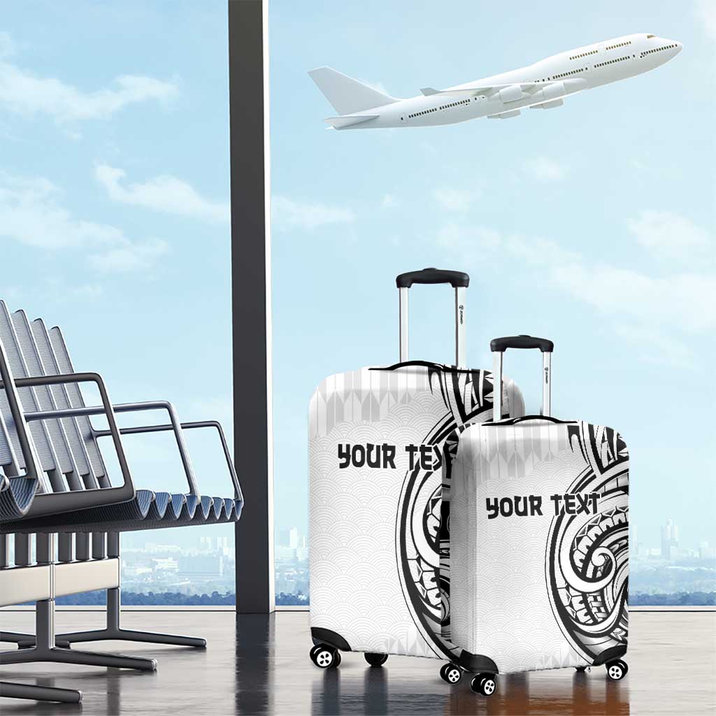 Hawaii and Japanese Culture Personalised Luggage Cover With Polynesian Tribal Tattoo Style LT9 - Polynesian Pride