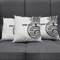 Hawaii and Japanese Culture Personalised Pillow Cover With Polynesian Tribal Tattoo Style LT9 - Polynesian Pride