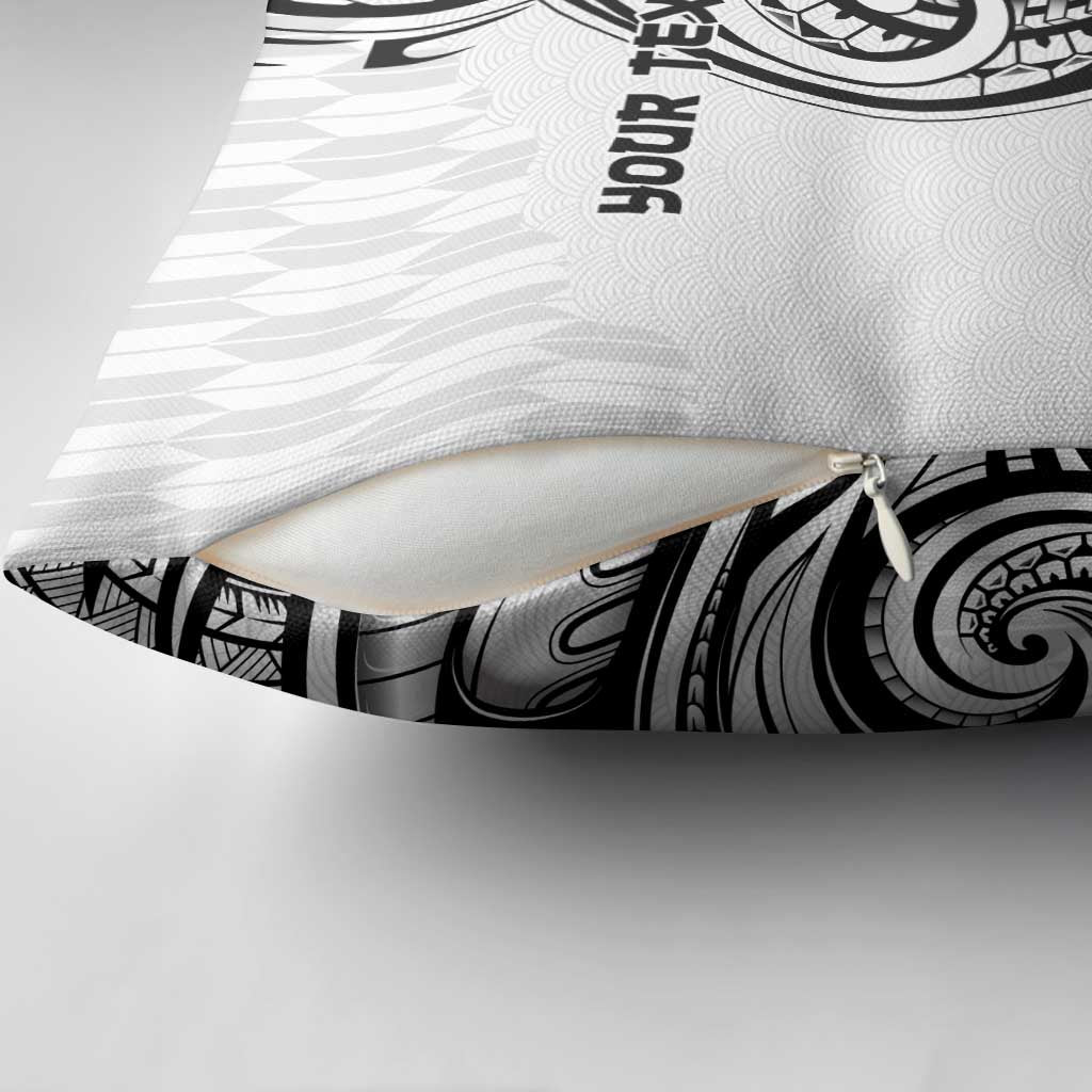 Hawaii and Japanese Culture Personalised Pillow Cover With Polynesian Tribal Tattoo Style LT9 - Polynesian Pride