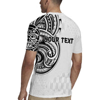 Hawaii and Japanese Culture Personalised Rugby Jersey With Polynesian Tribal Tattoo Style LT9 - Polynesian Pride