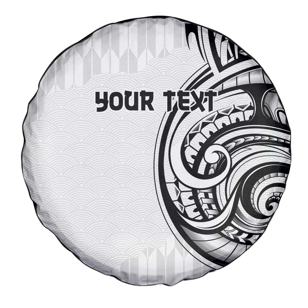 Hawaii and Japanese Culture Personalised Spare Tire Cover With Polynesian Tribal Tattoo Style LT9 - Polynesian Pride