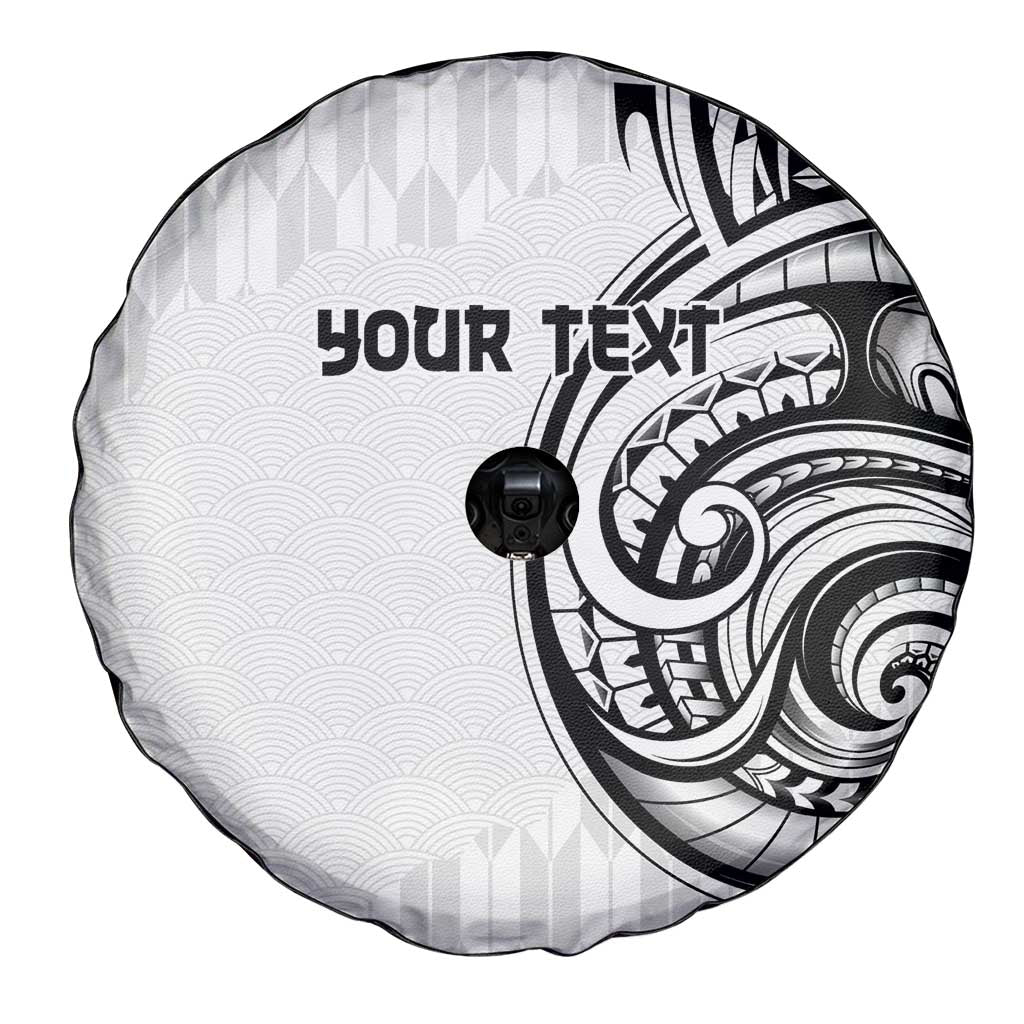 Hawaii and Japanese Culture Personalised Spare Tire Cover With Polynesian Tribal Tattoo Style LT9 - Polynesian Pride