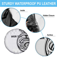 Hawaii and Japanese Culture Personalised Spare Tire Cover With Polynesian Tribal Tattoo Style LT9 - Polynesian Pride