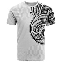 Hawaii and Japanese Culture Personalised T Shirt With Polynesian Tribal Tattoo Style LT9 White - Polynesian Pride