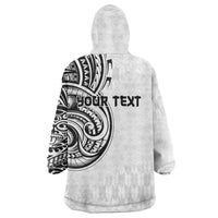 Hawaii and Japanese Culture Personalised Wearable Blanket Hoodie With Polynesian Tribal Tattoo Style LT9 - Polynesian Pride
