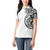 Hawaii and Japanese Culture Personalised Women Polo Shirt With Polynesian Tribal Tattoo Style
