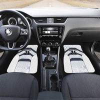 Japan Pacific Rugby 2022-23 Custom Car Mats Black Sakura Japanese Wave Pattern