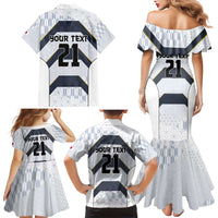 Japan Pacific Rugby 2022-23 Custom Family Matching Mermaid Dress and Hawaiian Shirt Black Sakura Japanese Wave Pattern LT9 - Polynesian Pride