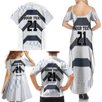 Japan Pacific Rugby 2022-23 Custom Family Matching Summer Maxi Dress and Hawaiian Shirt Black Sakura Japanese Wave Pattern LT9 - Polynesian Pride