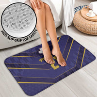 Japan Pacific Rugby 2022-23 Custom Bathroom Set Blue Sakura Japanese Wave Pattern - Polynesian Pride