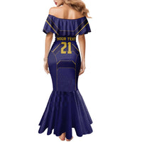 Japan Pacific Rugby 2022-23 Custom Family Matching Mermaid Dress and Hawaiian Shirt Blue Sakura Japanese Wave Pattern LT9 - Polynesian Pride