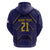 Japan Pacific Rugby 2022-23 Custom Hoodie Blue Sakura Japanese Wave Pattern