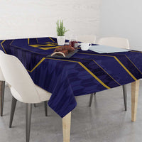 Japan Pacific Rugby 2022-23 Custom Tablecloth Blue Sakura Japanese Wave Pattern