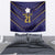 Japan Pacific Rugby 2022-23 Custom Tapestry Blue Sakura Japanese Wave Pattern