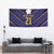 Japan Pacific Rugby 2022-23 Custom Tapestry Blue Sakura Japanese Wave Pattern