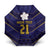 Japan Pacific Rugby 2022-23 Custom Umbrella Blue Sakura Japanese Wave Pattern - Polynesian Pride