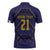 Japan Pacific Rugby 2022-23 Custom Zipper Polo Shirt Blue Sakura Japanese Wave Pattern - Polynesian Pride