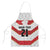 Japan Pacific Rugby 2022-23 Custom Apron Red Sakura Japanese Wave Pattern - Polynesian Pride