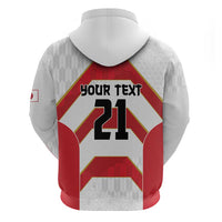 Japan Pacific Rugby 2022-23 Custom Hoodie Red Sakura Japanese Wave Pattern LT9 - Polynesian Pride