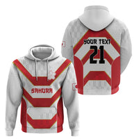 Japan Pacific Rugby 2022-23 Custom Hoodie Red Sakura Japanese Wave Pattern LT9 - Polynesian Pride