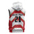 Japan Pacific Rugby 2022-23 Custom Sleeveless Zip Hoodie Red Sakura Japanese Wave Pattern - Polynesian Pride