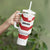Japan Pacific Rugby 2022-23 Custom Tumbler With Handle Red Sakura Japanese Wave Pattern