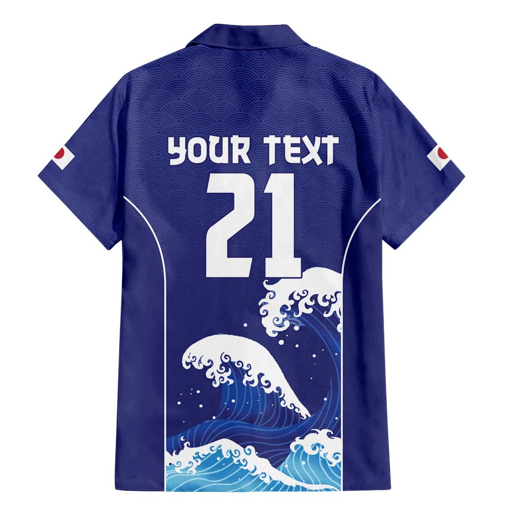Japan Pacific Rugby Custom Family Matching Mermaid Dress and Hawaiian Shirt Go Sakura Japanese Wave Pattern LT9 - Polynesian Pride