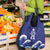 Japan Pacific Rugby Custom Grocery Bag Go Sakura Japanese Wave Pattern
