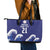 Japan Pacific Rugby Custom Leather Tote Bag Go Sakura Japanese Wave Pattern