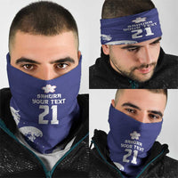 Japan Pacific Rugby Custom Neck Gaiter Go Sakura Japanese Wave Pattern - Polynesian Pride