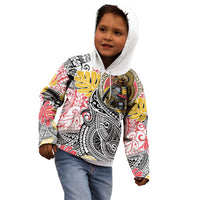 Japanese Samurai Warrior Kid Hoodie Colorful Polynesian Tattoo Style LT9 - Polynesian Pride