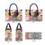 Japanese Samurai Warrior Leather Bag Colorful Polynesian Tattoo Style - Polynesian Pride