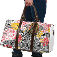 Japanese Samurai Warrior Travel Bag Colorful Polynesian Tattoo Style LT9 - Polynesian Pride