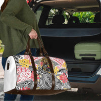 Japanese Samurai Warrior Travel Bag Colorful Polynesian Tattoo Style LT9 - Polynesian Pride