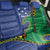 Solomon Islands Independence Day 1978 Personalised Back Car Seat Cover Polynesian Pattern with Flag Style
