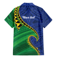 Solomon Islands Independence Day 1978 Personalised Family Matching Mermaid Dress and Hawaiian Shirt Polynesian Pattern with Flag Style LT9 - Polynesian Pride