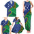 Solomon Islands Independence Day 1978 Personalised Family Matching Tank Maxi Dress and Hawaiian Shirt Polynesian Pattern with Flag Style
