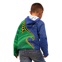 Solomon Islands Independence Day 1978 Personalised Kid Hoodie Polynesian Pattern with Flag Style LT9 - Polynesian Pride