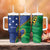 Solomon Islands Independence Day 1978 Personalised Tumbler With Handle Polynesian Pattern with Flag Style
