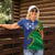 Solomon Islands Independence Day 1978 Personalised Women Polo Shirt Polynesian Pattern with Flag Style