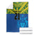 Solomon Islands Rugby Custom Blanket Simple Coat of arm Polynesian Pattern