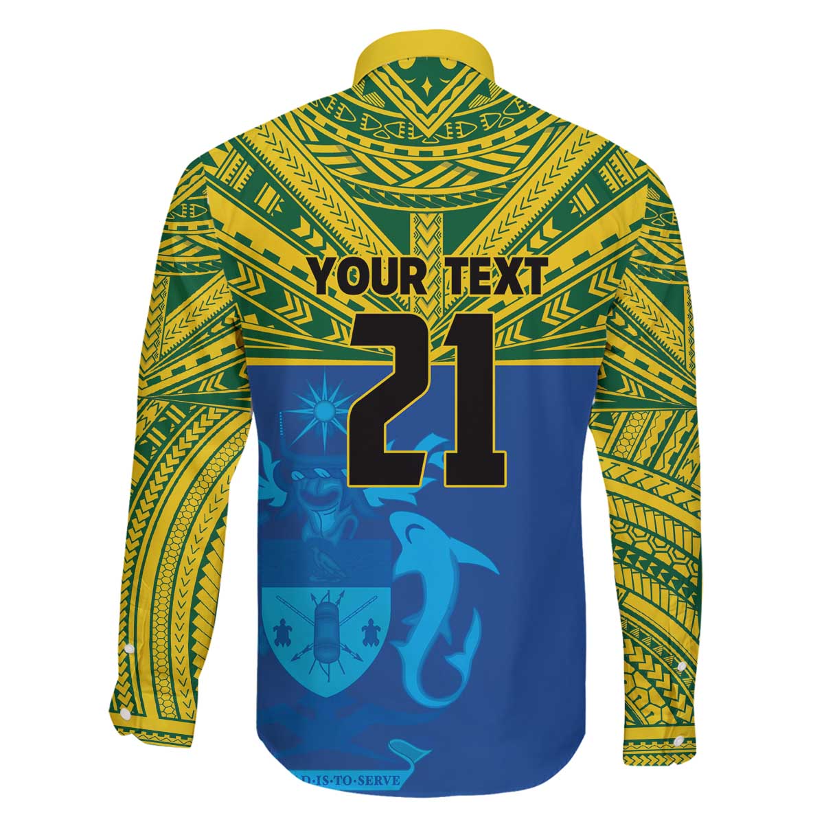 Solomon Islands Rugby Custom Family Matching Off The Shoulder Long Sleeve Dress and Hawaiian Shirt Simple Coat of arm Polynesian Pattern LT9 - Polynesian Pride