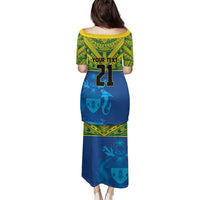 Solomon Islands Rugby Custom Family Matching Puletasi and Hawaiian Shirt Simple Coat of arm Polynesian Pattern LT9 - Polynesian Pride