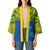 Solomon Islands Rugby Custom Kimono Simple Coat of arm Polynesian Pattern - Polynesian Pride