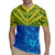 Solomon Islands Rugby Custom Rugby Jersey Simple Coat of arm Polynesian Pattern
