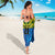 Solomon Islands Rugby Custom Sarong Simple Coat of arm Polynesian Pattern