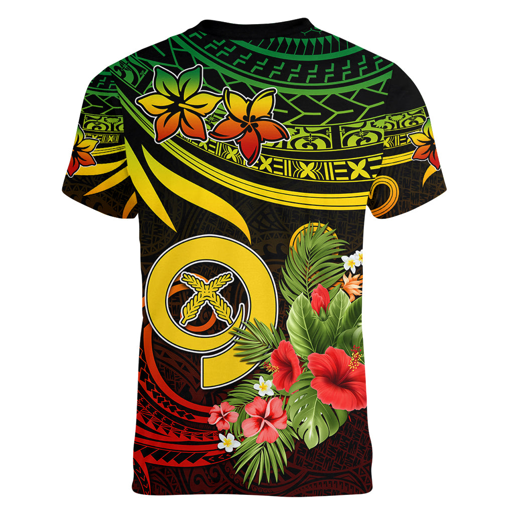 Vanuatu Islands Women V Neck T Shirt Proud To Be A Ni-Van LT9 - Polynesian Pride