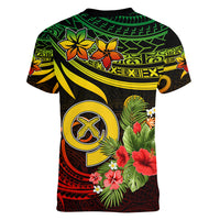 Vanuatu Islands Women V Neck T Shirt Proud To Be A Ni-Van LT9 - Polynesian Pride