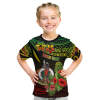 Custom Vanuatu Islands Kid T Shirt Proud To Be A Ni-Van LT9 Reggae - Polynesian Pride