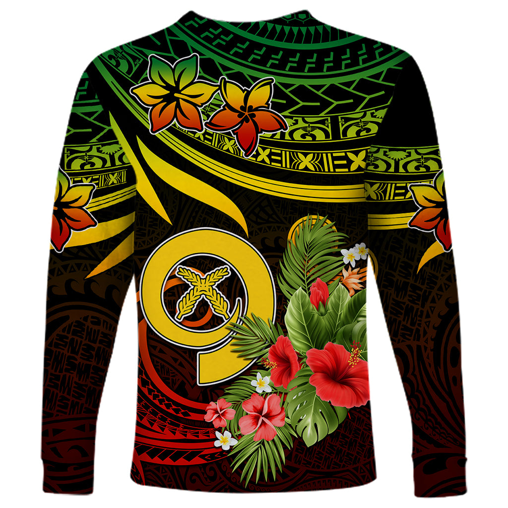 Custom Vanuatu Islands Long Sleeve Shirt Proud To Be A Ni-Van LT9 - Polynesian Pride
